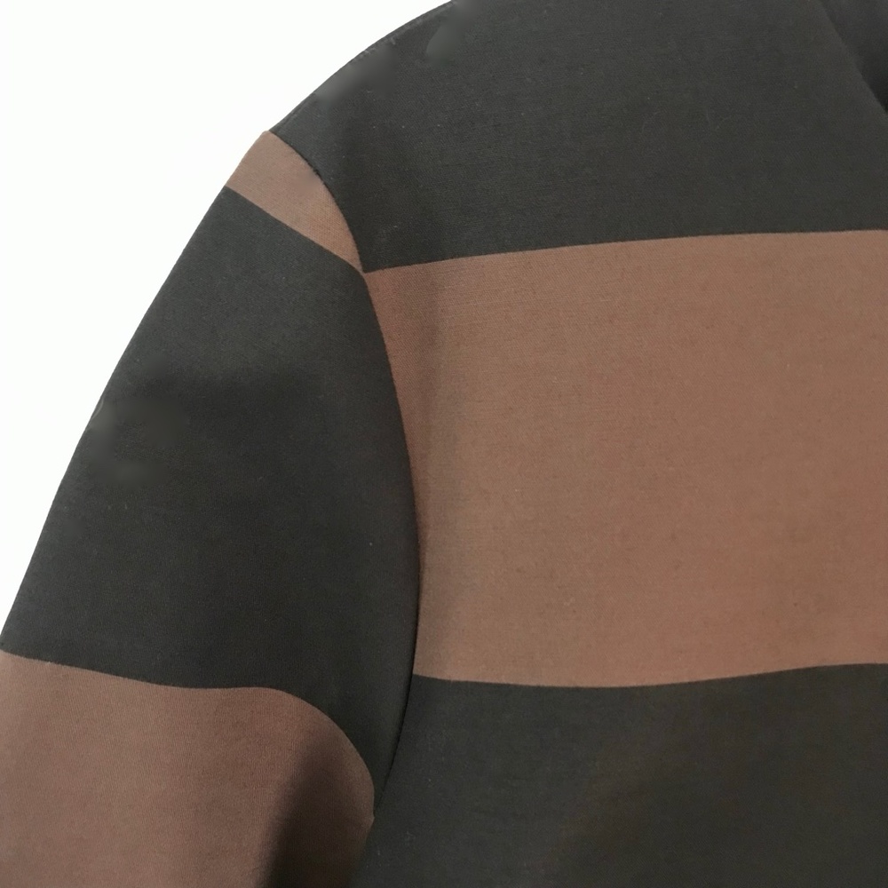 Marimekko Eerika Dress, size 42 (US size 12), Brown & Black - Picture 5 of 11